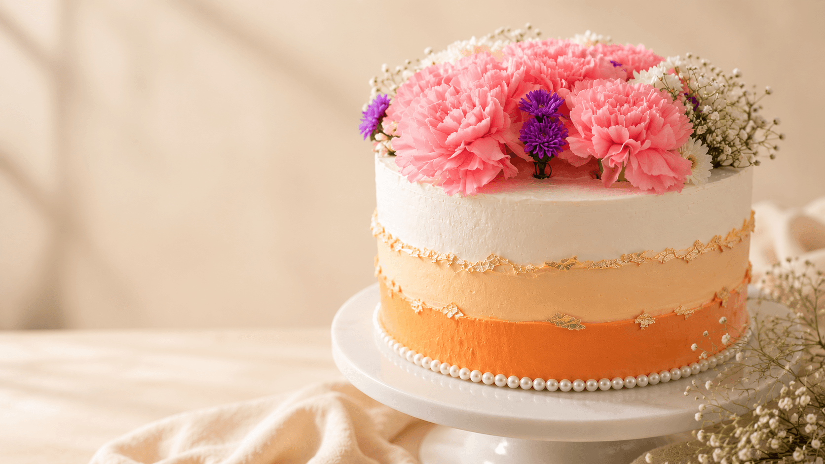 Lavender celebration cake by Homies Cake